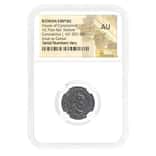 305-306 AD Roman Empire Constantius I AE Coin NGC AU