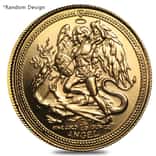 1/10 oz Isle of Man Gold Coin Abrasions (Random Year, Random Design)