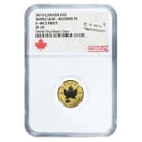 2015 1/10 oz Gold Canadian Maple Leaf E=mc2 Privy NGC PF 70