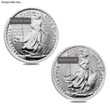 Great Britain 1/10 oz Platinum Britannia Coin .9995 Fine BU (Random Year)
