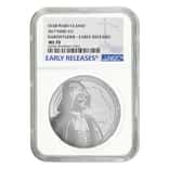 2017 1 oz Niue Silver $2 Star Wars Darth Vader NGC MS 70 Early Releases