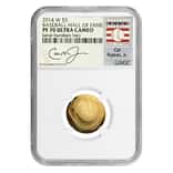 2014 W $5 Gold National Baseball Hall of Fame Proof Coin NGC PF 70 UCAM (Cal Ripken Jr.)