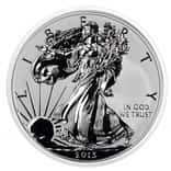 2013-W 1 oz Reverse Proof Silver American Eagle $1 Coin (in Cap)