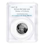 2007 W 1/2 oz $50 Platinum Proof American Eagle PCGS PF 70 DCAM