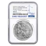 2017 1 oz South Korea Silver ZI:SIN Gallus NGC MS 70 Early Releases