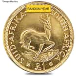 South Africa 1 Pound Gold Coin BU/Proof (Random Year)