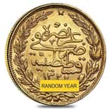 Turkey Gold 100 Kurush Avg Circ AGW 0.2127 oz (Random Year)