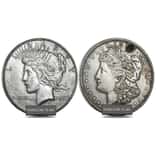1878-1935 Silver Morgan/Peace Dollar Below Cull (Random Year)