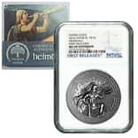 2016 2 oz Cook Islands Silver Norse Gods Heimdall Ultra High Relief NGC MS 69 Antiqued First Releases w/COA