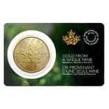 2022 1 oz Canadian Gold Maple Leaf Single Source Privy .9999 Fine (In Assay) - Meliadine Mine