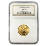1992 1/4 oz $10 Gold American Eagle NGC MS 69
