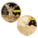 1/2 oz Mexican Onza / Libertad Proof Gold Coin Scruffy (Random Year)