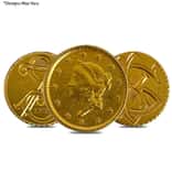 Gold Love Token $1 Liberty Head Type 1 - Ex Jewelry (No Date)
