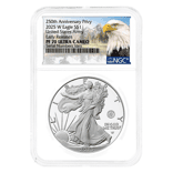 2025-W US Army Privy 1 oz Proof Silver American Eagle NGC PF 70 ER Mountain