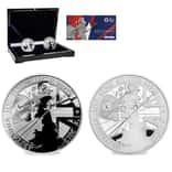 2017 Great Britain 1 oz Silver Britannia Proof/Reverse Proof 2-Coin Set (w/Box & COA)