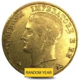 Italian States Gold 20 Lire Napoleon I AGW .1867 oz Avg Circ (Random Year, 1808-1814)