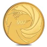 2020 1 oz Tuvalu James Bond 007 Gold Coin .9999 Fine Gold BU In Cap