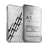 10 oz Asahi Silver Bar .999 Fine Sealed