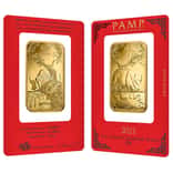100 gram PAMP Suisse Year of the Ox Gold Bar (In Assay)