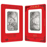 1 oz PAMP Suisse Year of the Ox Platinum Bar (in Assay)