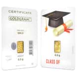 1/2 gram Istanbul Gold Refinery Bar (IGR) .9999 Fine (Graduation Assay)