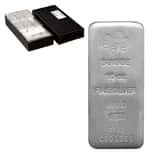 Box of 50 - 10 oz PAMP Suisse Silver Cast Bar .999 Fine (w/Assay)