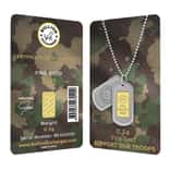 1/2 Gram Gold Bullion Exchanges Army Camouflage Istanbul Gold Refinery (IGR) .9999 Bar (In Assay)