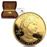 2014 W 1/2 oz $10 First Spouse - Lou Hoover Gold Proof Coin (w/Box & COA)