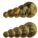 1991 1.9 oz Singapore Year of the Goat Proof Gold 5 - Coin Set (Sealed)