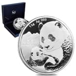 2019 1 kilo Chinese Silver Panda 300 Yuan .999 Fine Proof (w/Box & COA)