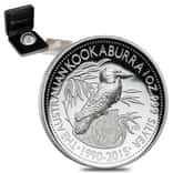 2015 1 oz Proof Silver Australian Kookaburra Perth Mint (w/Box & COA)