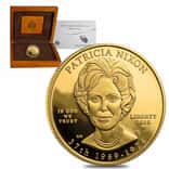 2016 W 1/2 oz $10 First Spouse - Patricia Nixon Gold Proof Coin (w/Box & COA)