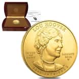 2014 W 1/2 oz $10 First Spouse - Lou Hoover Gold Coin BU (w/Box & COA)