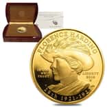 2014 W 1/2 oz $10 First Spouse - Florence Harding Gold Proof Coin (w/Box & COA)