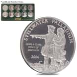 10 x 1/10 oz Johnson Matthey Lewis & Clark .9995 Fine Palladium Round (In Assay)