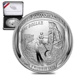 2019 P Apollo 11 50th Anniversary Proof Silver Dollar Comm. (w/Box & COA)