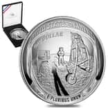 2019 P 5 oz Apollo 11 50th Anniversary Proof Silver Dollar Comm. (w/Box & COA)