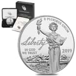 2019-W 1 oz Proof Platinum American Eagle - Liberty - Preamble to the Declaration of Independence