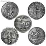 5 oz Hobo Nickel Antiqued Silver Round .999 Fine (Random Design)