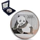 2015 1 Kilo Chinese Proof Silver Panda 300 Yuan .999 Fine (w/Box & COA)
