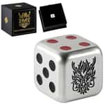 2024 Fiji 1 oz Dice Lunar Dragon Antiqued Silver Coin