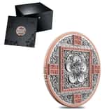 2021 Canada 10 oz Proof Platinum Splendour Coin with Pink Diamonds .9995 Fine (w/Box & COA)