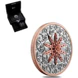 2021 Canada 2 oz Proof Platinum Grandeur Coin with Pink Diamonds .9995 Fine (w/Box & COA)