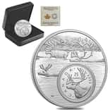 2022 Canada 5 oz Proof Silver The Bigger Picture - The Caribou 25C Coin .9999 Fine (w/Box & COA)