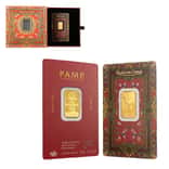 5 Gram PAMP Suisse Arabian Camel Gold Bar .9999 Fine (w/ Frame)