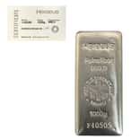 1 Kilo Heraeus Silver Cast Bar .999 Fine