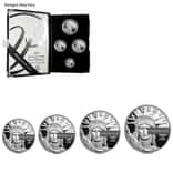 1.85 oz Proof Platinum American Eagle 4-Coin Set (Random Year, w/Box & COA)