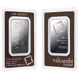 100 gram Platinum Bar - Valcambi Suisse .9995 Fine (In Assay)