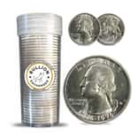 $10 Face Value 1976 Bicentennial Washington Quarter 40% Silver 40-Coin Roll (Avg Circ)