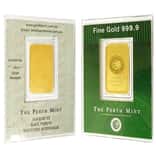10 gram Perth Mint Gold Bar .9999 Fine (Vintage Green Assay)